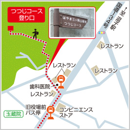 つつじコース登り口